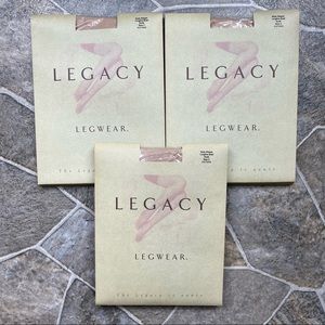 Legacy Leg Wear- Bundle of 3 Nude Body Shaper Longline Brief